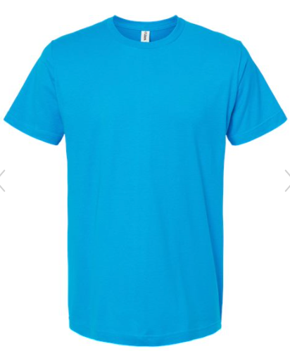 Tultex - Unisex Fine Jersey T-Shirt - 202 - Turquoise