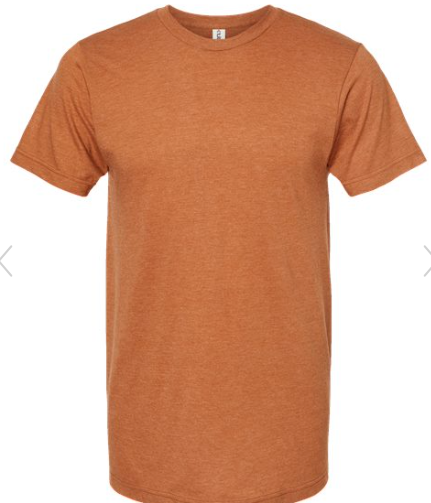 Tultex - Unisex Fine Jersey T-Shirt - 202 - Heather Rust