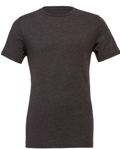 BELLA+CANVAS 3001 CVC Tee - Dark Grey Heather