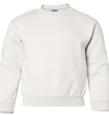 Gildan - Heavy Blend™ Youth Sweatshirt - 18000B White