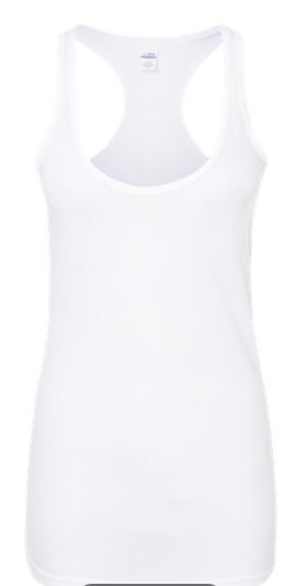 Tultex - Women's Poly-Rich Racerback Tank Top - 190 white