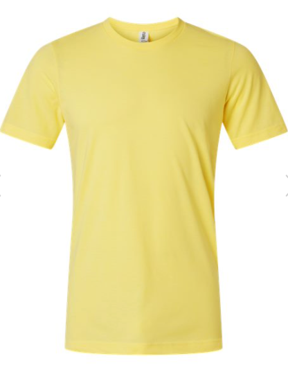 Tultex - Combed CVC T-Shirt - 602CVC Heather Yellow
