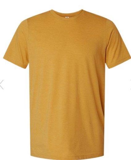 Tultex - Combed CVC T-Shirt - 602CVC Heather Mustard
