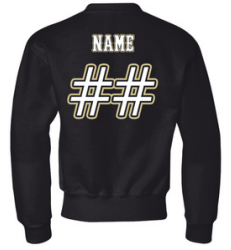 Vikings Little League Crewneck Personalized Back