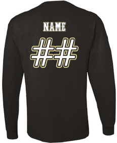 Vikings Little League Long Sleeve Personalized Back