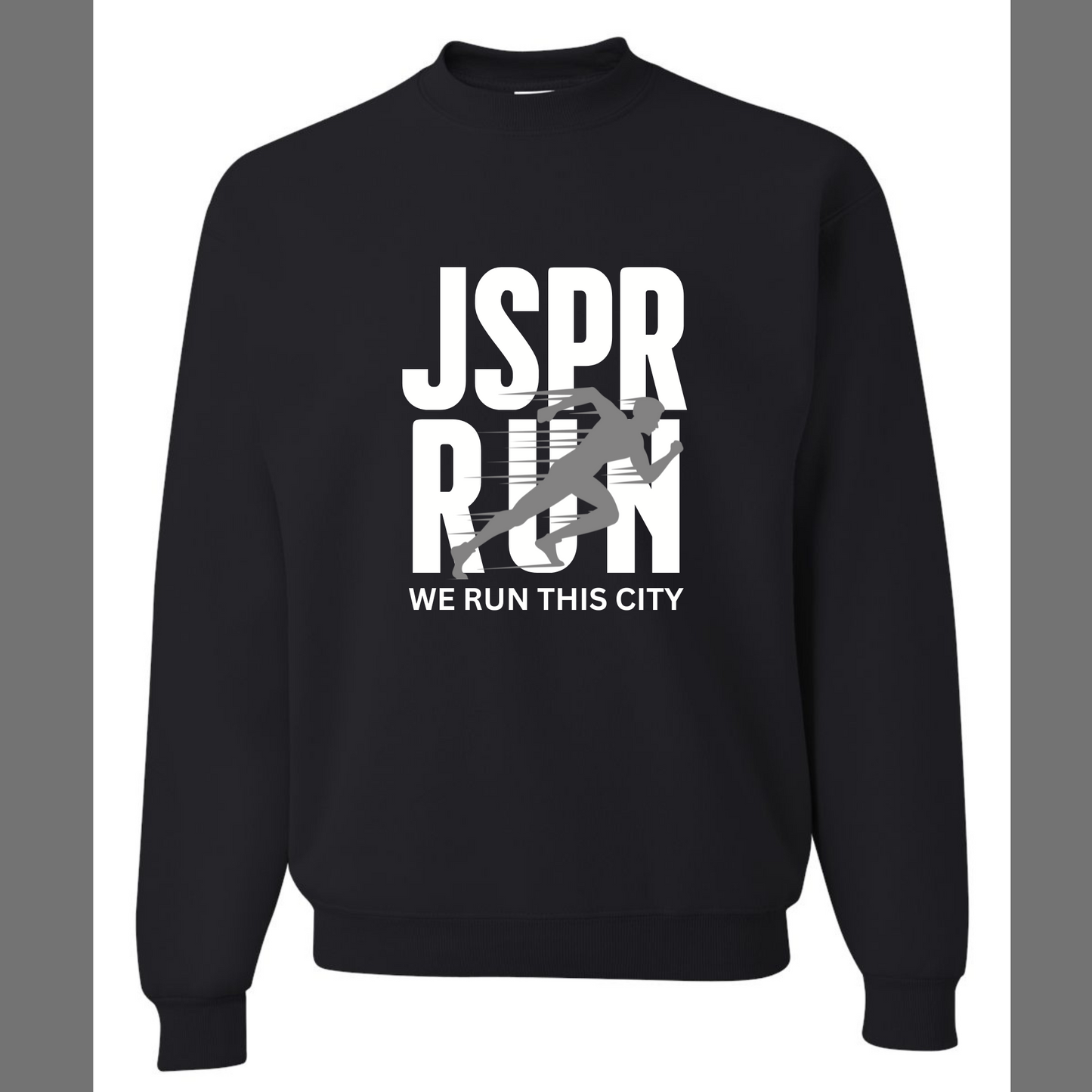 JSPR Run We Run This City - Crew Black