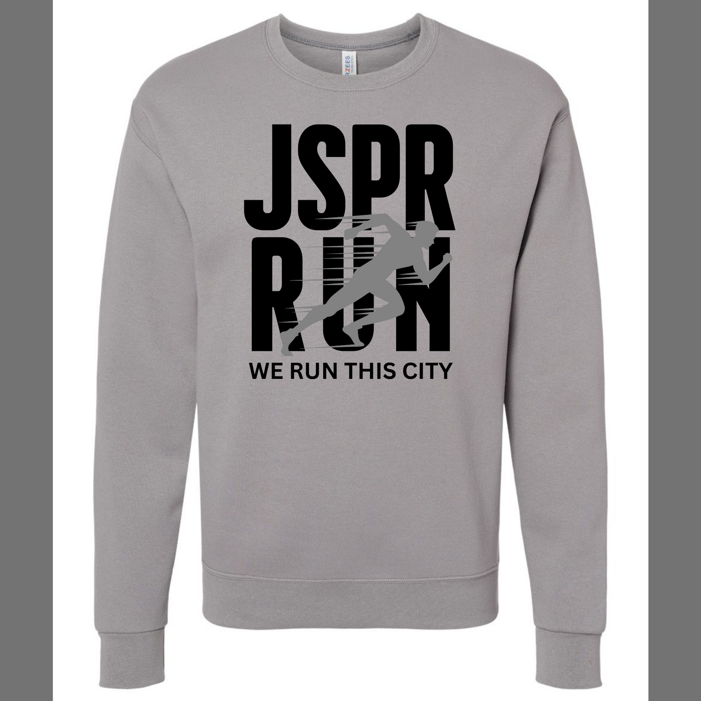 JSPR Run We Run This City - Crew Grey