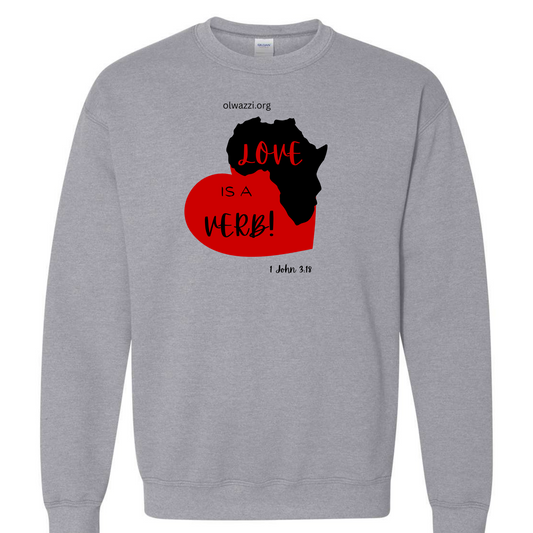 Olwazzi - Love is a Verb Sweatshirt