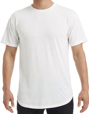Anvil 900C 100% Polyester Adult Curve Short Sleeve Tee DISCONTINUED