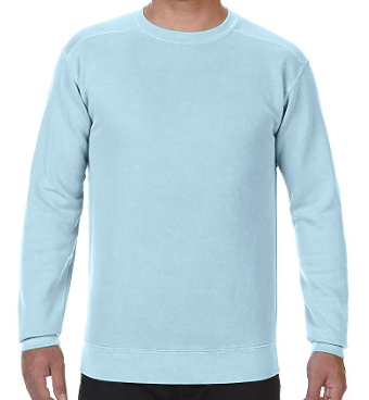 Comfort Colors CC1566 Adult Crewneck Sweatshirt Chambray