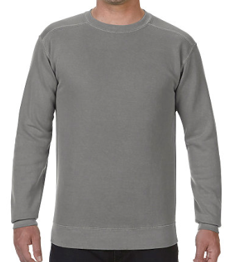 Comfort Colors CC1566 Adult Crewneck Sweatshirt Grey