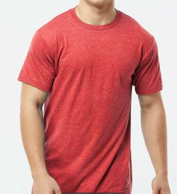Tultex - Unisex Fine Jersey T-Shirt - 202 - Heather Red