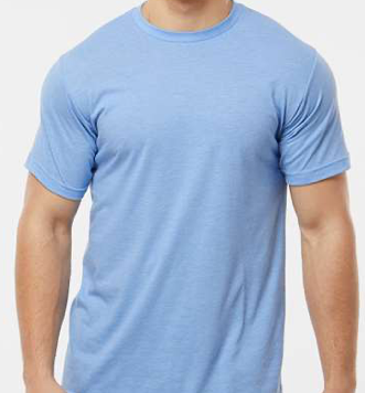 Tultex Poly-Rich - 241 - Heather Athletic Blue