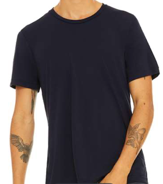 BELLA + CANVAS Triblend Tee - 3413 - Solid Navy Triblend