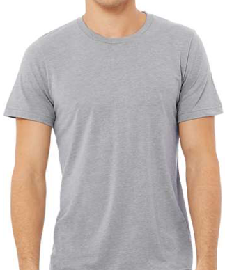 BELLA + CANVAS Triblend Tee - 3413 - Athletic Grey Triblend