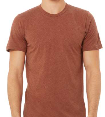 BELLA + CANVAS Triblend Tee - 3413 - Clay Triblend
