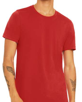 BELLA + CANVAS - Jersey Tee - 3001- Canvas Red