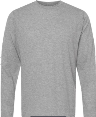 Tultex - Unisex Poly-Rich Long Sleeve T-Shirt - 242 Heather Grey