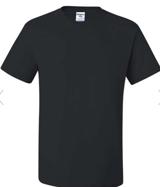 JERZEES - Dri-Power® 50/50 T-Shirt - 29MR - Black