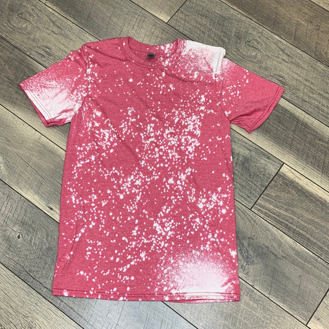 BLEACHED Gildan Softstyle G64000 Adult Tee 65% Poly