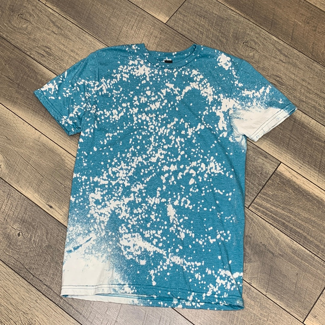 BLEACHED Gildan Softstyle G64000 Adult Tee 65% Poly